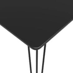 shumee Barový stůl černý 120x60x105 cm