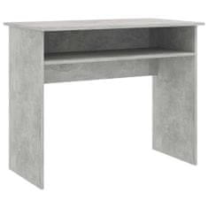 Vidaxl Psací stůl betonově šedý 90 x 50 x 74 cm dřevotříska