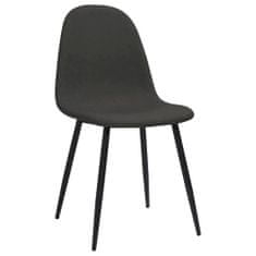 shumee Jídelní židle 2 ks 45 x 54,5 x 87 cm černé umělá kůže