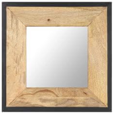 Petromila Zrcadlo 50 x 50 cm masivní mangovníkové dřevo