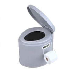 Greatstore ProPlus Přenosné WC 7 l šedé