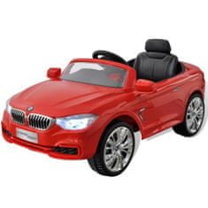 Greatstore BMW dětské auto na baterie, s dálkovým ovládáním, červené