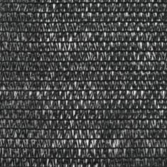 Greatstore Tenisová zástěna černá 1 x 100 m HDPE