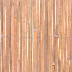 Greatstore Bambusový plot 100 x 400 cm