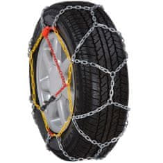 shumee 2 ks Sněhové řetězy na pneumatiky aut, 12 mm KN 110