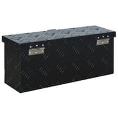 Vidaxl Hliníkový box 485 x 140 x 200 mm černý