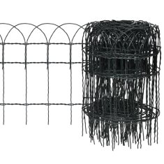 shumee Zahradní plot práškované železo 25 x 0,4 m