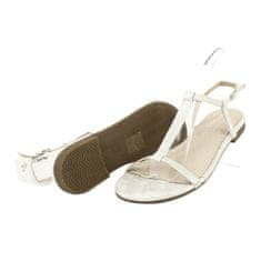 Filippo Dámské stříbrné sandály velikost 39