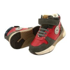American Club Sportovní boty s kožešinou Červená velikost 25