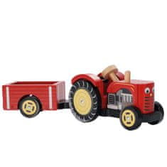 Le Toy Van Červený traktor