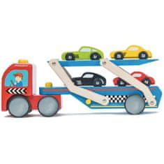 Le Toy Van Dřevěný tahač s autíčky