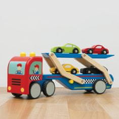 Le Toy Van Dřevěný tahač s autíčky