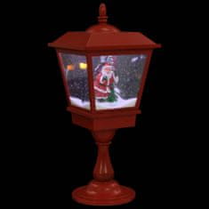 Greatstore Vánoční lampa na podstavci se Santou 64 cm LED