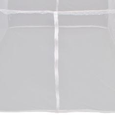 shumee Kempingový stan 200 x 120 x 130 cm sklolaminát bílý