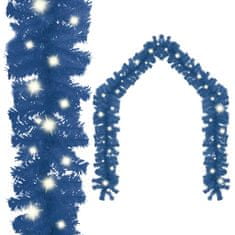 Greatstore Vánoční girlanda s LED světýlky 20 m modrá