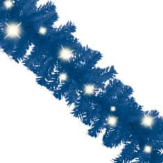Greatstore Vánoční girlanda s LED světýlky 10 m modrá