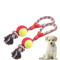 Mersjo Přetahovadlo pro psy s míčkem 22 cm
