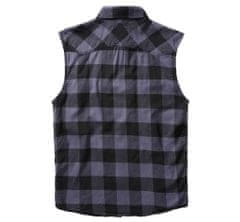 BRANDIT košile Checkshirt sleeveless černo-šedá Velikost: S