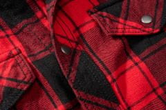 BRANDIT košile Checkshirt sleeveless červená-černá Velikost: S