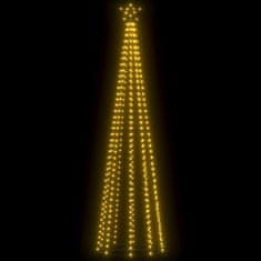 Vidaxl Vánoční stromek kužel 400 teplých bílých LED diod 100 x 360 cm