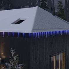 Greatstore Vánoční světelné rampouchy 200 ks modré akrylové ovladač