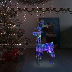 Vidaxl Sob vánoční dekorace 90 LED diod 60 x 16 x 100 cm akryl