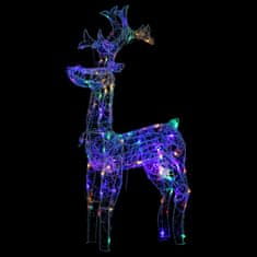 Vidaxl Sob vánoční dekorace 90 LED diod 60 x 16 x 100 cm akryl