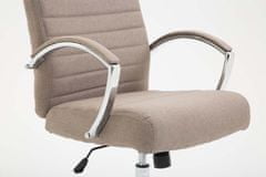 Sortland Kancelářská židle Valais - látkové čalounění | taupe