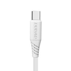 DUDAO datový kabel USB/USB-C 5A 1m Bílý L2T