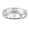 Snubní stříbrný prsten Glamis pro muže i ženy QRD8453M (Obvod 48 mm)