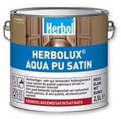 Herbol Herbolux AQUA PU Satin - bílý polomatný email 2,5 l