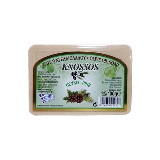 Knossos Řecké olivové mýdlo s vůní borovice 100g