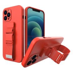 FORCELL Pouzdro na mobil s popruhem Rope Case Samsung Galaxy A72 4G , červená, 9145576219461