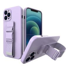 FORCELL Pouzdro na mobil s popruhem Rope Case iPhone 13 Pro , fialová, 9145576218242