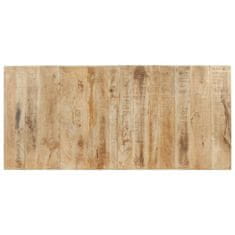 shumee Jídelní stůl 200 x 90 x 76 cm hrubé mangovníkové dřevo