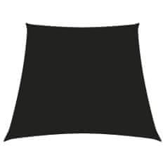shumee Stínící plachta oxfordská látka lichoběžníková 4/5 x 3 m černá