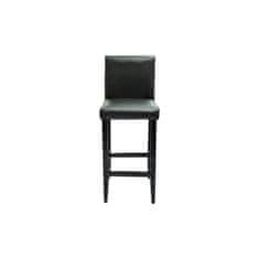 shumee Barové stoličky 6 ks černé umělá kůže