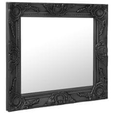 Petromila Nástěnné zrcadlo barokní styl 60 x 60 cm černé