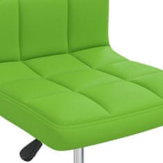 Greatstore Kancelářská židle zelená umělá kůže
