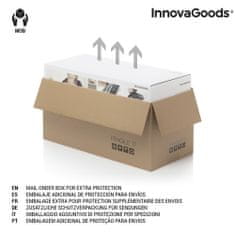 InnovaGoods Skládací zrcátko s LED světlem 3 v 1 s organizérem make-upu