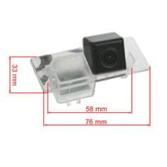 Stualarm Kamera formát PAL/NTSC do vozu BMW 3, 5, X6 (c-BW01)