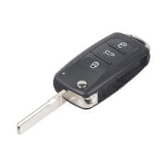Stualarm Náhr. obal klíče pro VW 2011-, 3-tlačítkový (jednodílný) (48VW114)