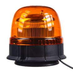 Stualarm LED maják, 12-24V, 45xSMD2835 LED, oranžový, magnet, ECE R65 (wl71)
