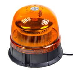 Stualarm LED maják, 12-24V, 45xSMD2835 LED, oranžový, magnet, ECE R65 (wl71)
