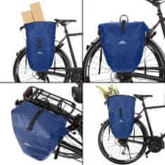Dutch Mountains Taška na kolo Bicycle Bag Single Rear Blue