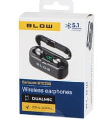 Blow Sluchátka BLOW Earbuds BTE200 Bluetooth 5.1, černá