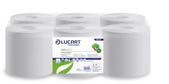 Lucart Professional Ručníky "Eco", bílé, papírové, role, 2 vrstvé, 861081