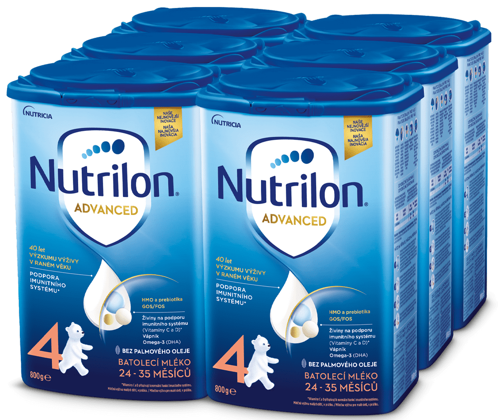 Levně Nutrilon 4 Advanced batolecí mléko 6x 800g, 24+