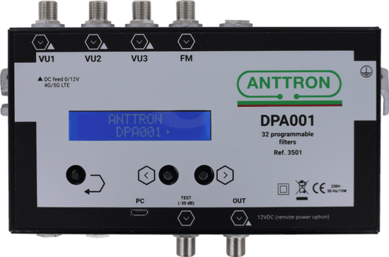 Anttron Programovatelný digitální anténní zesilovač s konverzí