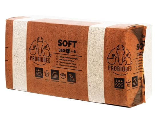 ProBioBED SOFT 20 kg, 350 l - extra jemná sterilní podestýlka